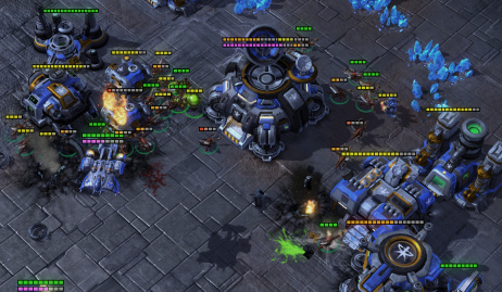 Les niveaux des barres de vie : visez le rouge !