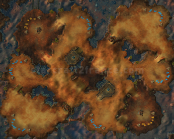 Carte StarCraft 2 : Blistering Sands - D�sert ardent