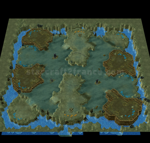 Carte StarCraft 2 : Decena