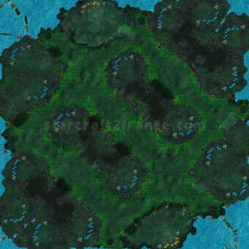 Carte StarCraft II : Twilight Fortress - Forteresse du cr�puscule