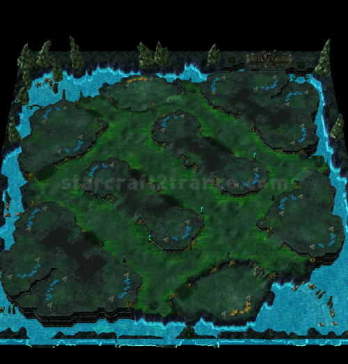 Carte StarCraft II : Twilight Fortress - Forteresse du cr�puscule
