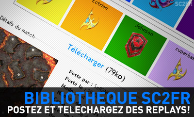 biblioth�que de replays StarCraft 2