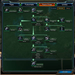 Arbre de technologie des Terran - Press Tour 09 Arbre de technologie des Terran - Press Tour 09